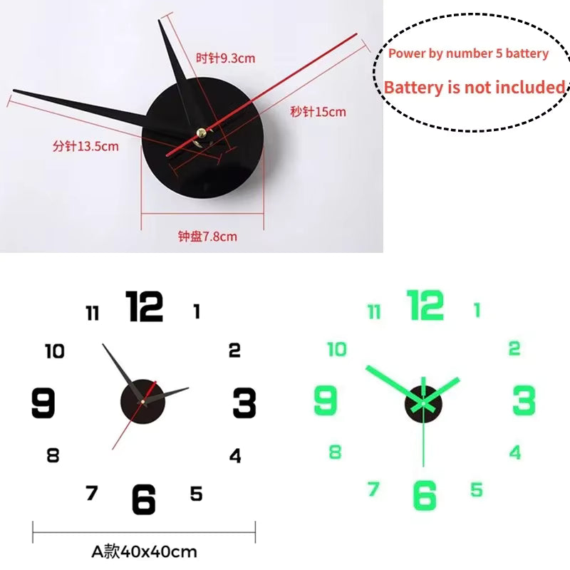DIY 3D Wall Clock
