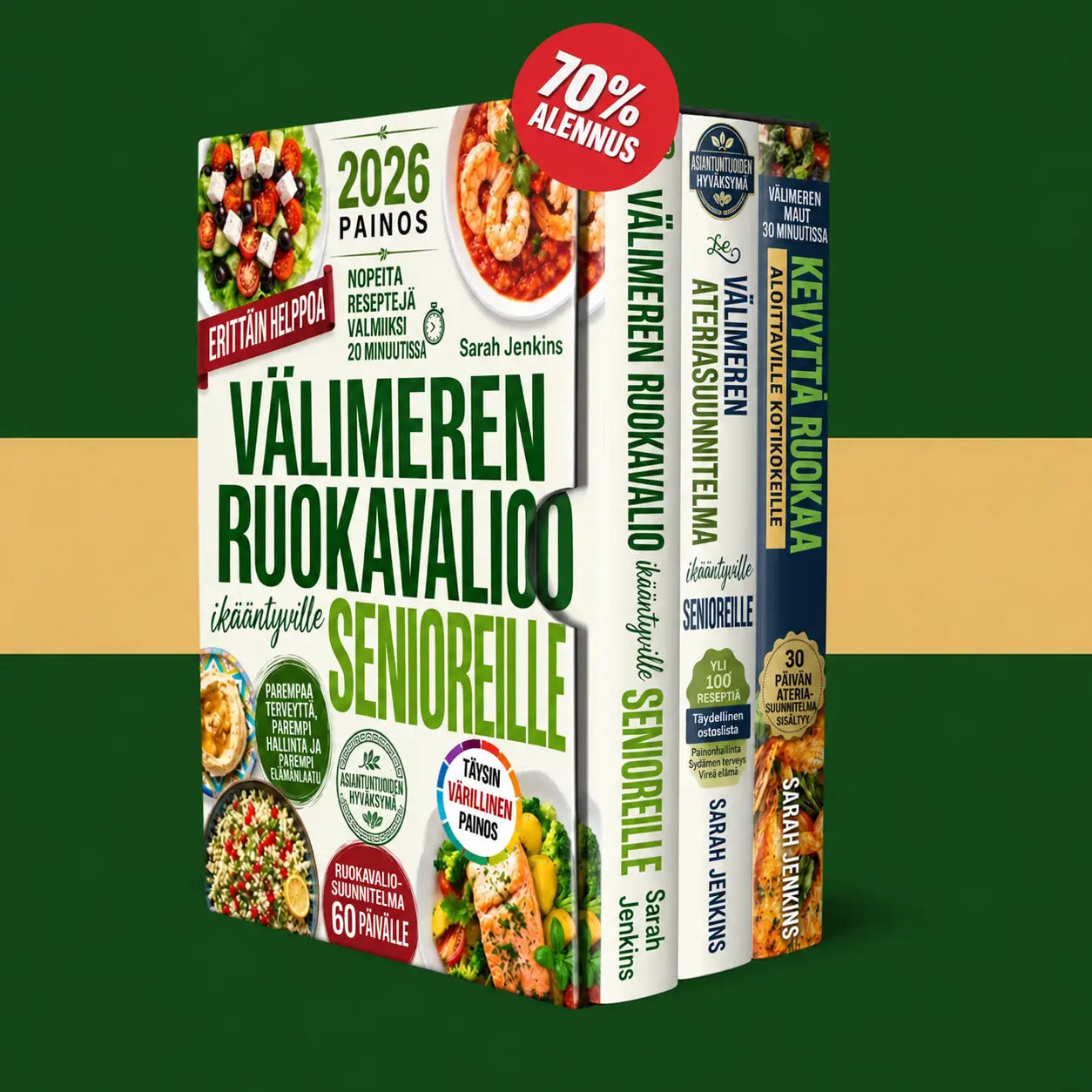 Välimeren ruokavalio: 3 kirjapaketti