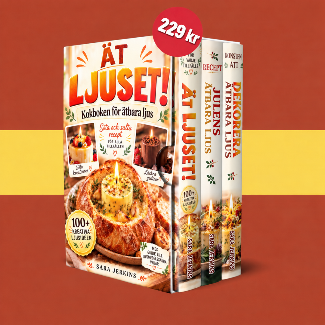 Ät ljuset! — kokbok med ätbara ljus