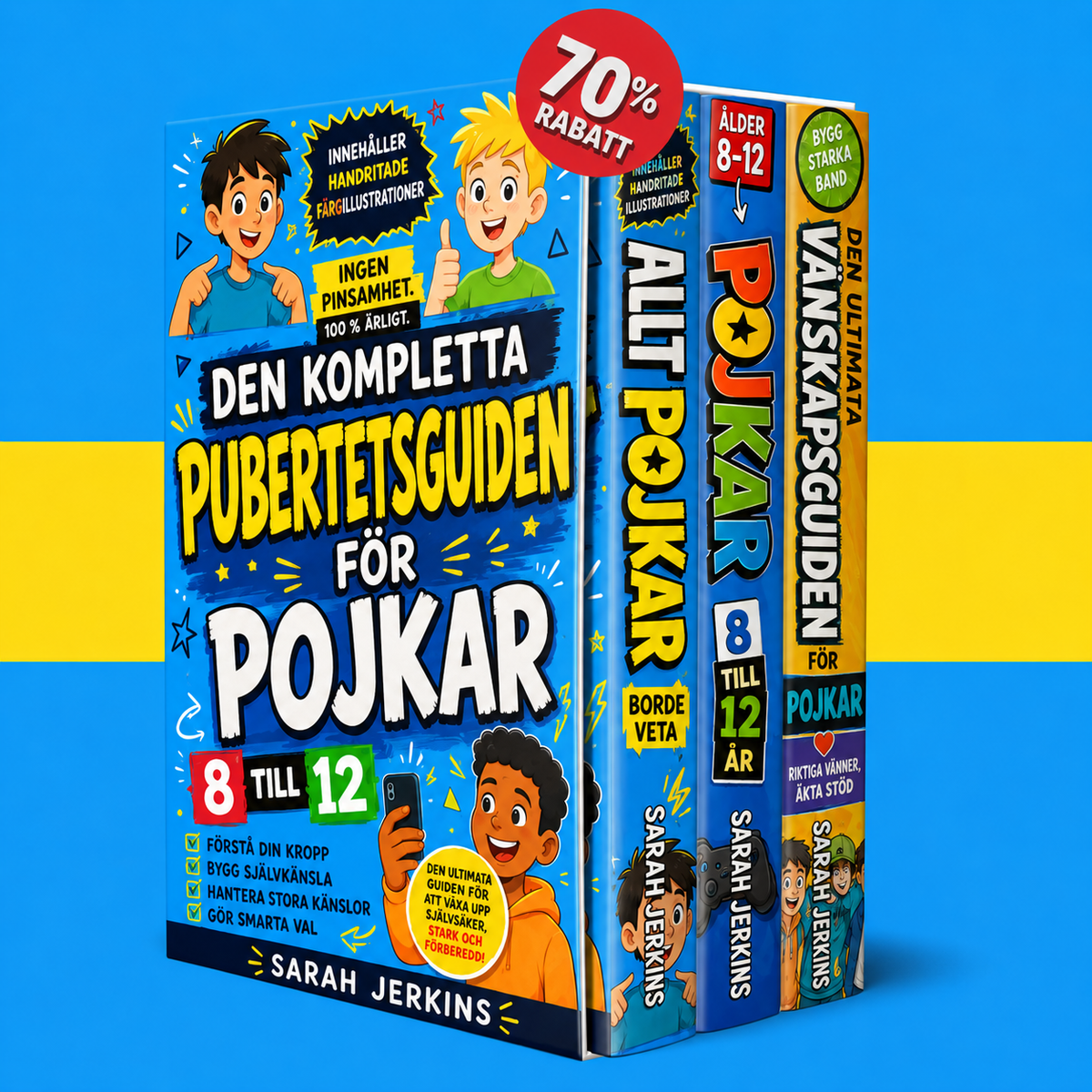 Allt-i-ett-guiden om puberteten för killar 8–12 år