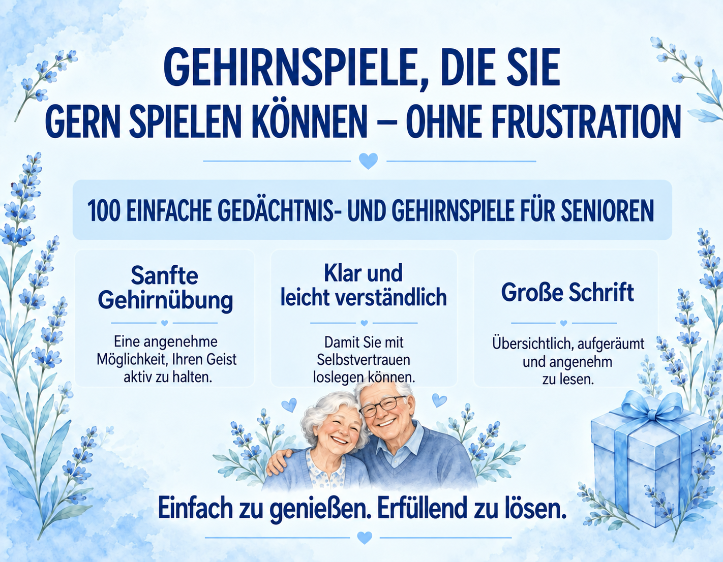 Gedächtnis-Arbeitsbuch für Senioren + 2 Boni